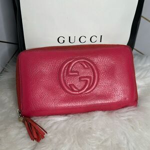 💯Authentic Gucci Soho Long Zipped Wallet 🍀